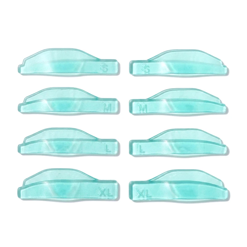 Crescent Silikon Wimpernlifting-Pads, Rosa, 4 Größen S/M/LXL, Wiederverwendbare Wimpernperm-Pads für Salon-Laminierung – Detail 4