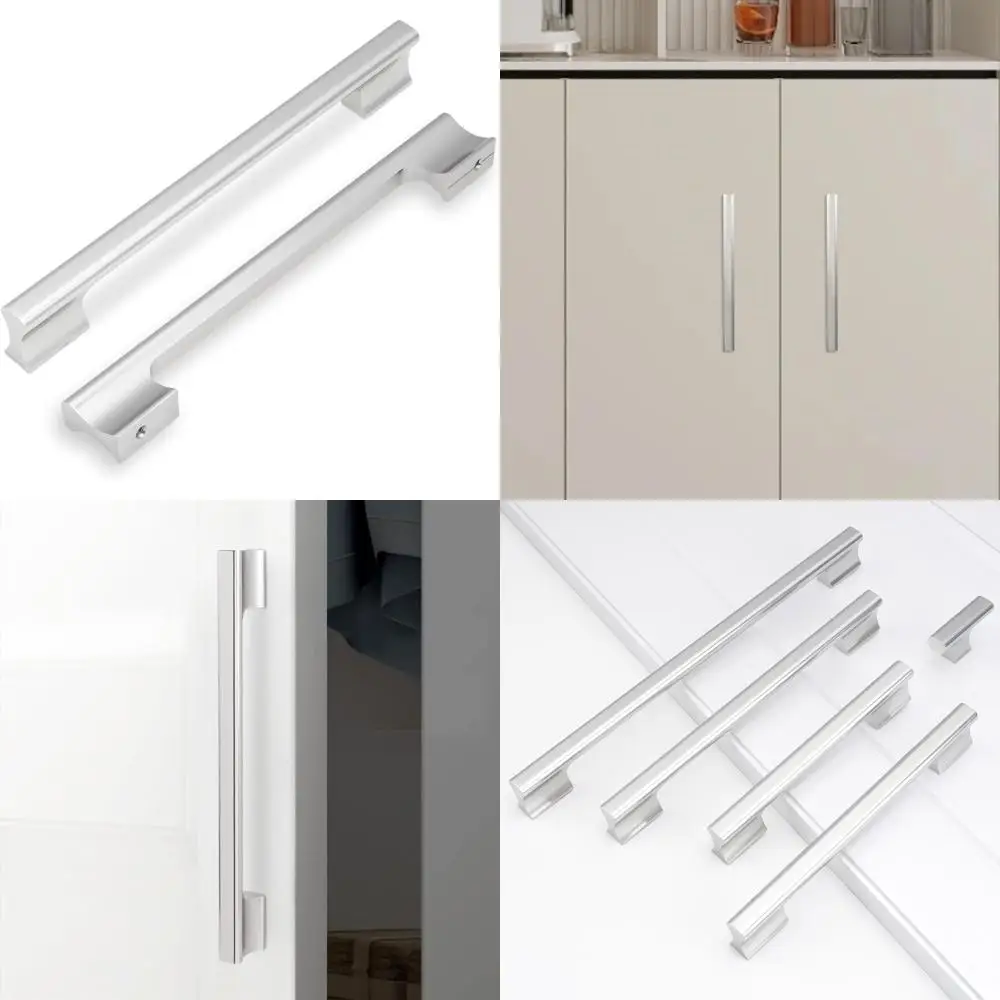 

Ручки кухонного шкафа, матовый атласный никель, 7-1/2 дюйма, 10 шт., серебряные ручки для ящиков, аксессуары для туалетной фурнитуры