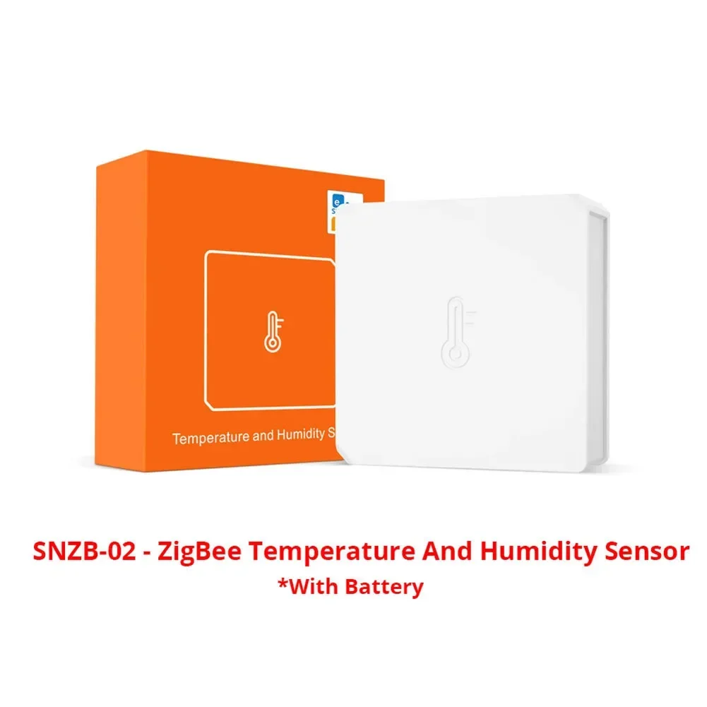 SNZB-02 Home Temperatura e Umidade Sensor, Home Scene Triggers Dispositivo Alarme