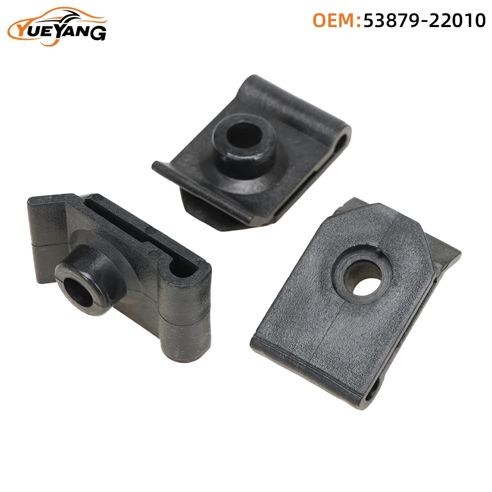 

YUEYANG 53879-22010 Front Fender Liner Wheel Arch Cover U Nut Screw Clip Grommet For Toyota Car Accessories