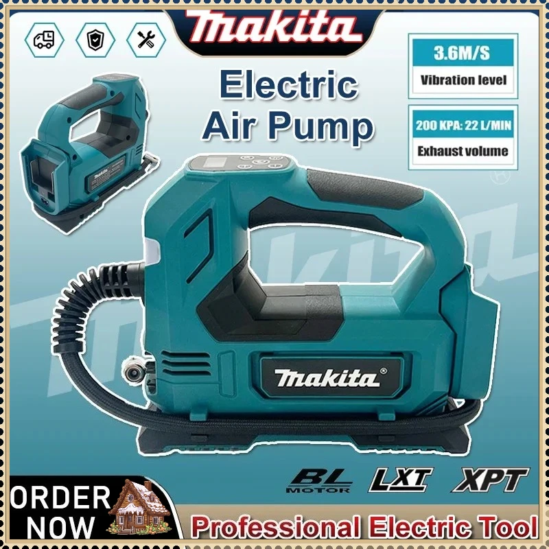 

Беспроводной воздушный насос Makita 18В: портативный насос для шин с цифровым дисплеем для автомобилей и мотоциклов