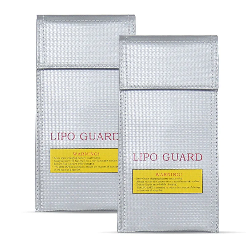 High Quality Fireproof & Waterproof Explosion-proof RC LiPo Battery Safety Bag Safe Guard Charge Sack 90*64*50MM