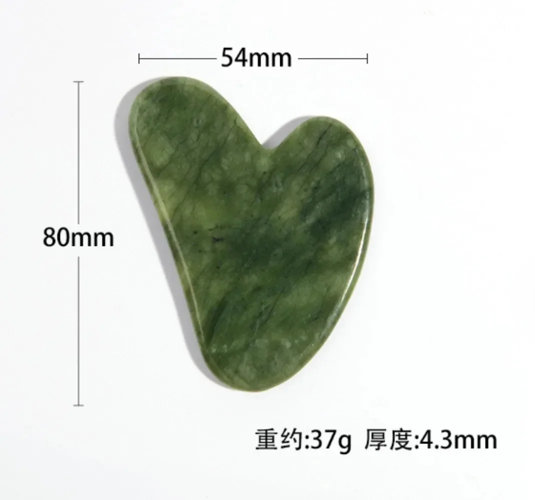 Facial Guasha Massage Scraper Tools Natural Jade Stone Neck Face Gua Beauty SPA Face Lifting Wrinkle Remover Beauty Healty Tools