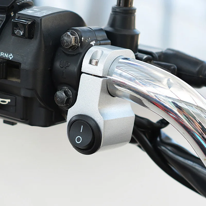 Motorcycle accessories handle modified headlight switch near and far light three-gear switch LED spotlight power-off switch
