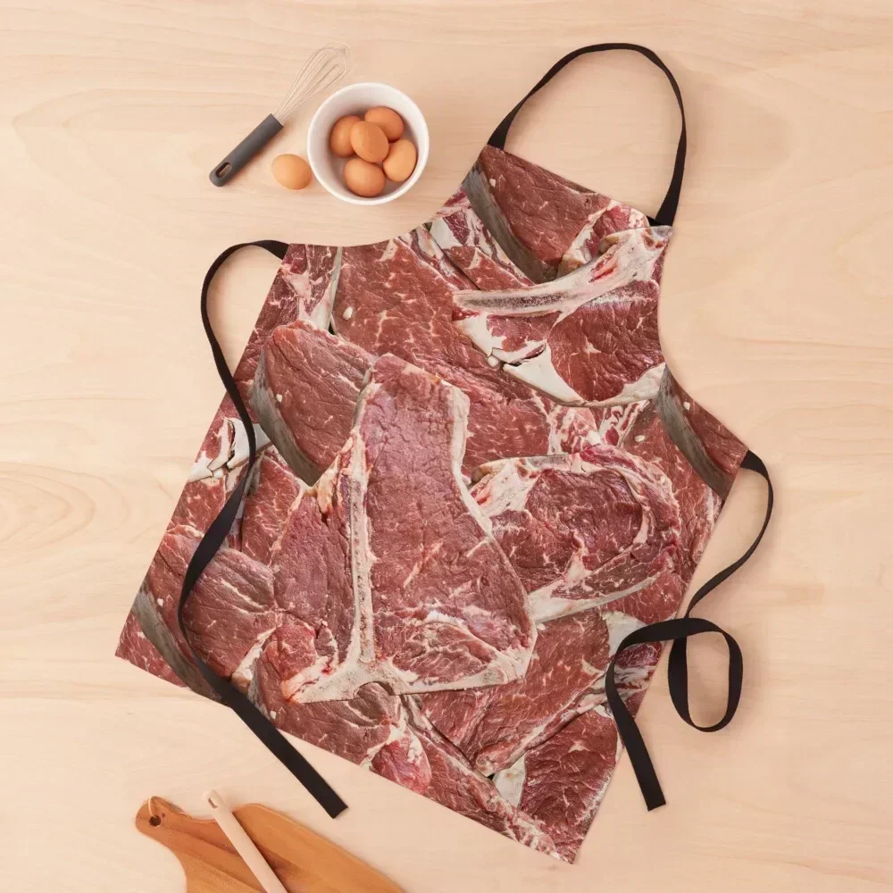 

Too much meat Apron man chef uniform Teacher Women's Dress Apron