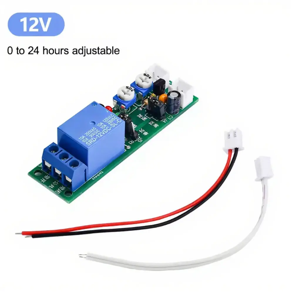 Programmable Timer Adjustable Relay Dynamic Current 45mA 12V 10A Load Capacity Supports AC And DC For Intermittent Control