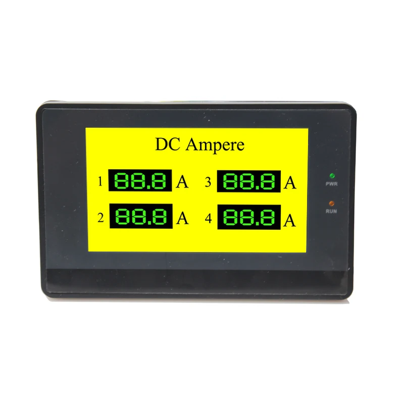 DC 0-20A,50A,100A,200A 4 channels ammeter DC ampere meter 4 ways current meter