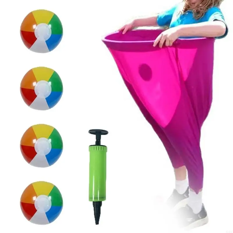 Giganti pantaloni elastici per bambini pantaloni non Granny pantaloni con 4 palle da festa