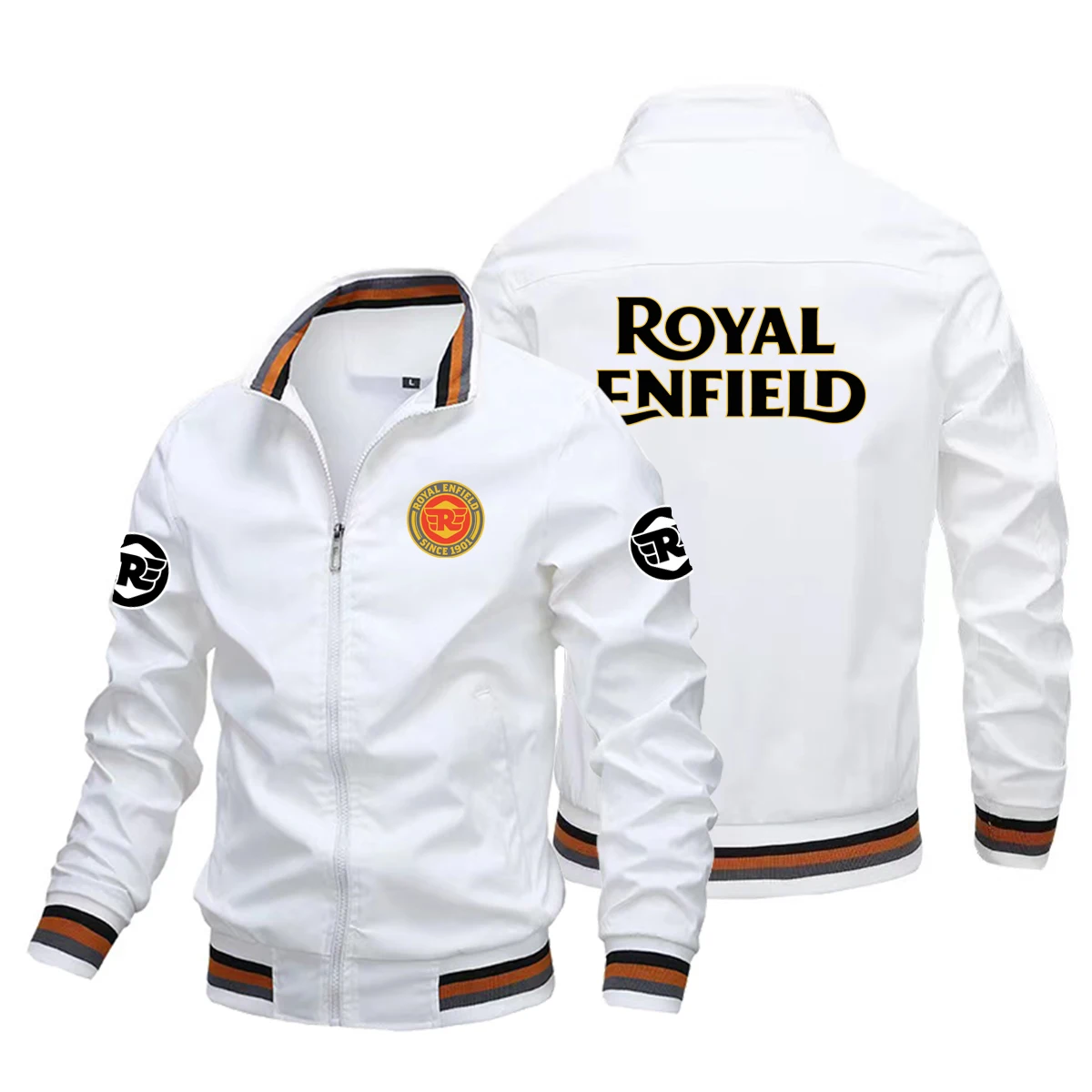 2024 Nieuwe Retro-stijl Royal Enfield Motorjas Racing Jas Windjack Buitensporten Fietsjack Herenkleding tops