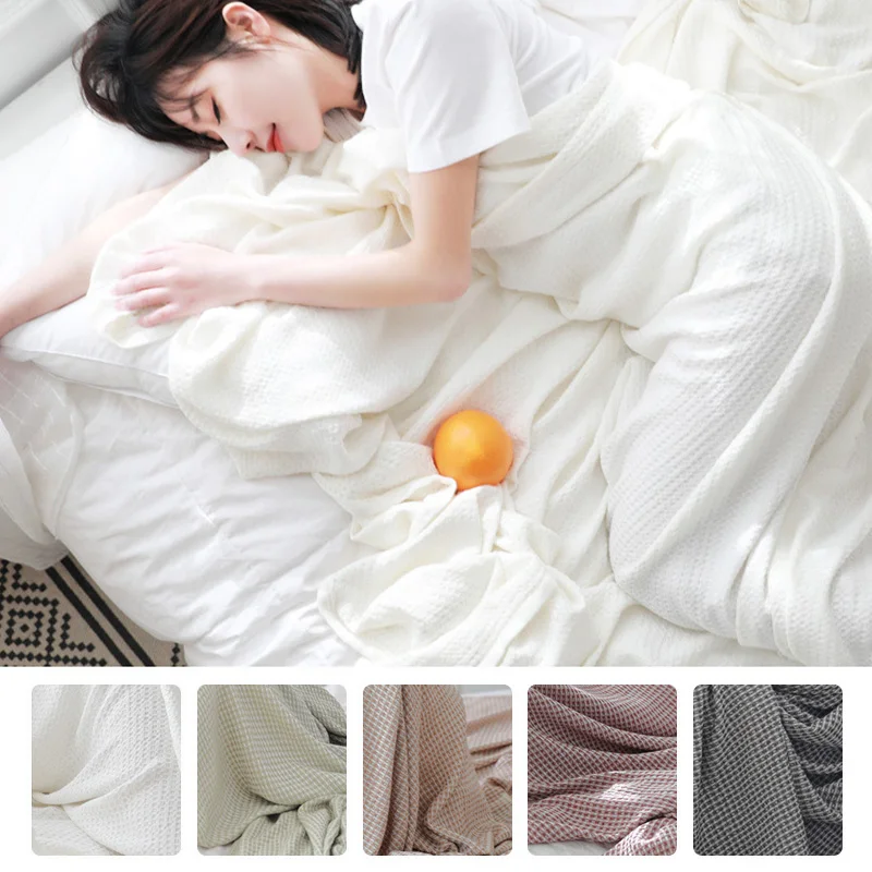 150x200cm Bamboo Fiber Blanket Lunch Break Blanket Summer Cooling Sofa Bed Air Condition Blankets for Kids Adults Bedding Cover