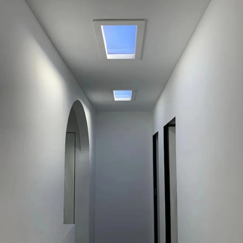 LED smart blue skylight artificial sunshine panel light simple modern lighting personalized ceiling light artificial sunshine