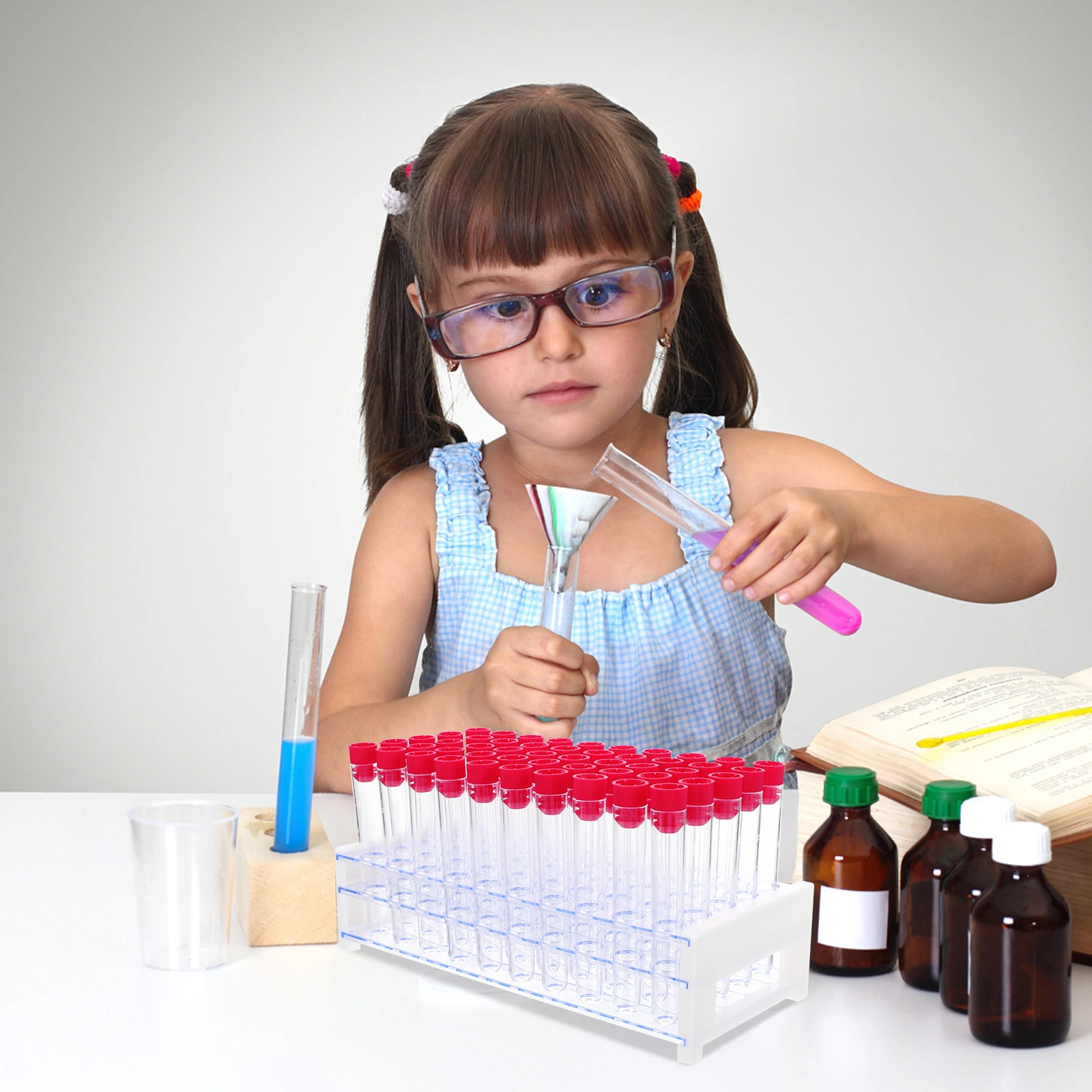 Provette Provette Provette per esperimenti Provette Contenitori per liquidi