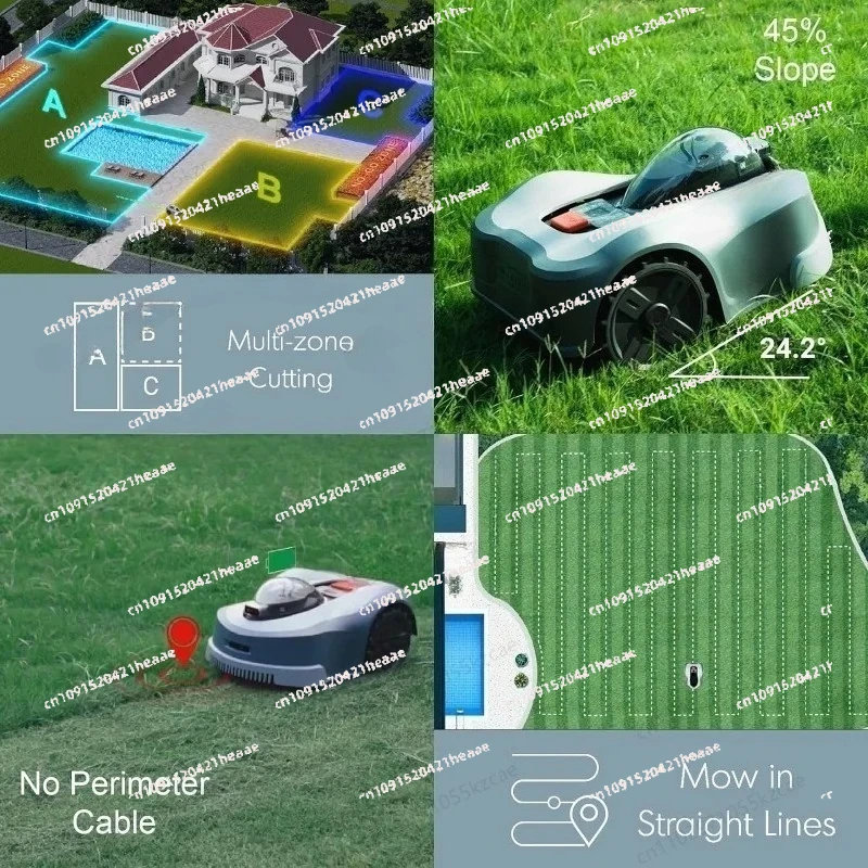 Suitable for  Villa Trimmer Garden Grass Mower, HTG25GPS Satellite Navigation Wheel Mower