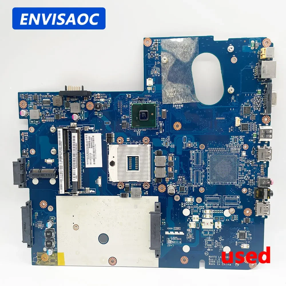 Gebruikt Voor Acer Gateway NV79 NV7915U NV78 Laptop Moederbord Moederbord HM55 NAYF0 LA-5881P MBWHH0200