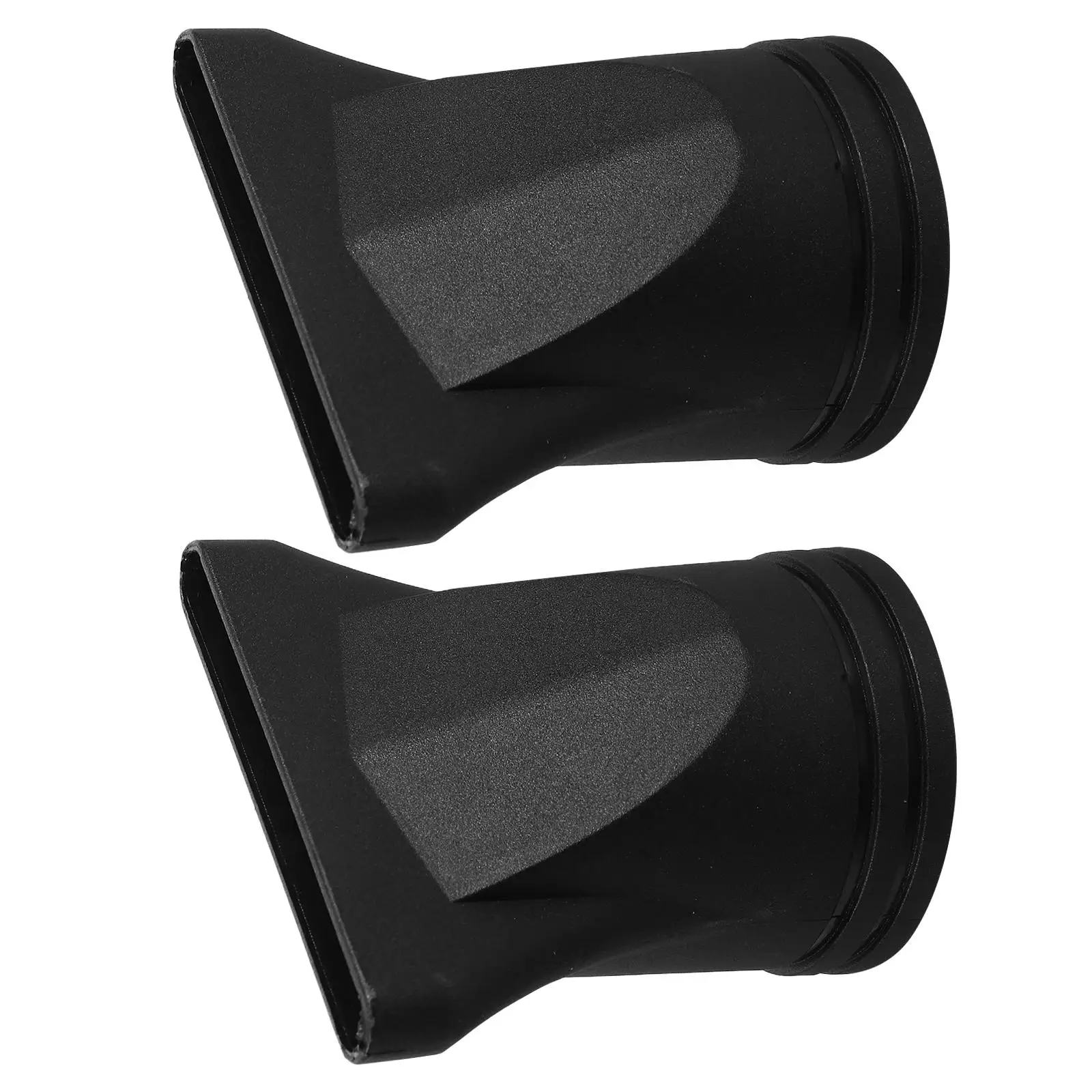 

2Pcs Hair Dryer Nozzle Lightweight Black Plastic Blow Dryer Attachment Diffuser Cap Hairdrying Storage