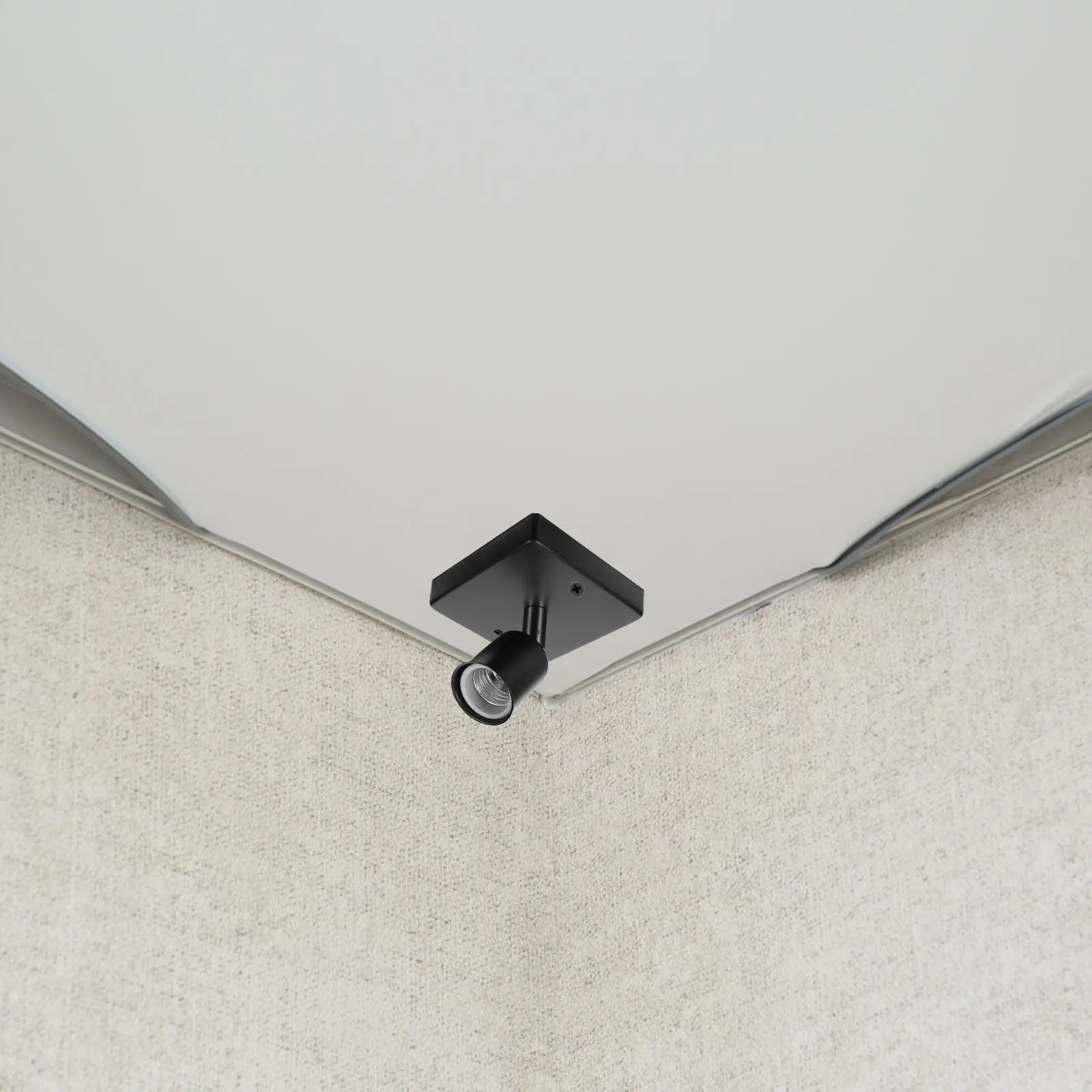 

Держатель лампы E27, патрон для лампочки, основание лампы, вращающийся на 180 градусов, плоской формы, для бытового и коммерческого использования