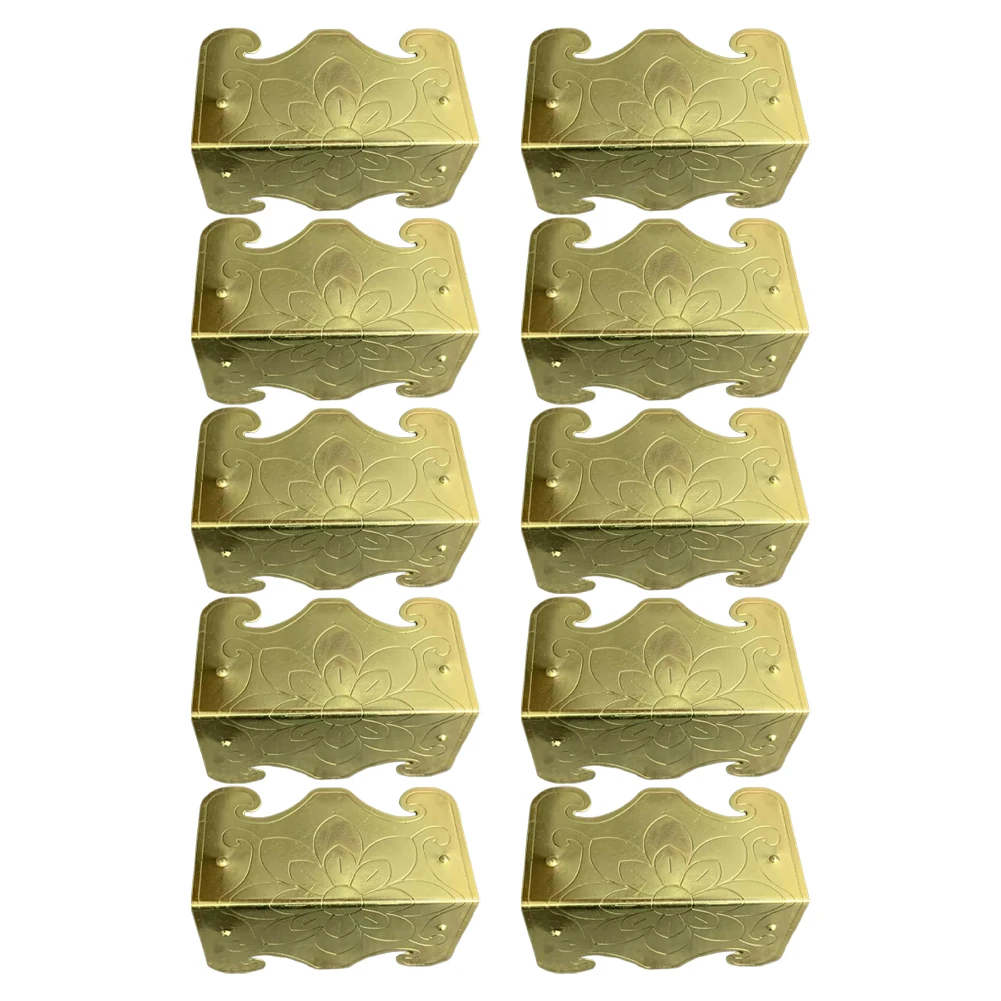 For Furniture Furniture Support Antique Bronze Brackets Furniture Restoration 56*30mm Carved Detail Easy Installation