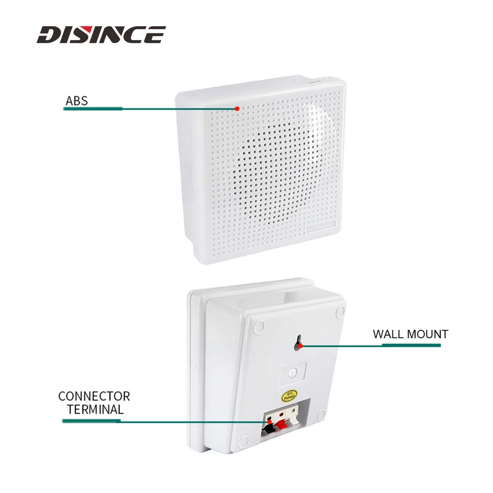 2.5" 3W 100V Wall Mount Speaker