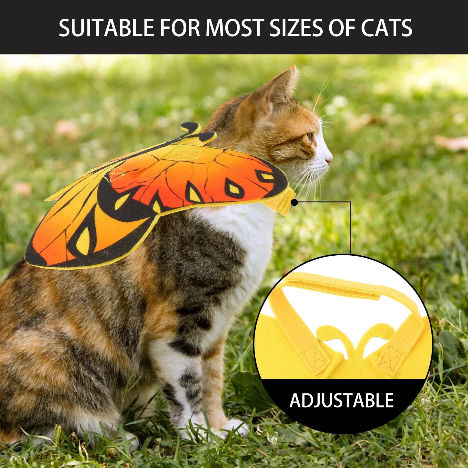 

Pet Decoration Lovely Outfit Cat Halloween Apparel Clothes Costumes Party Adjustable Harness Dress