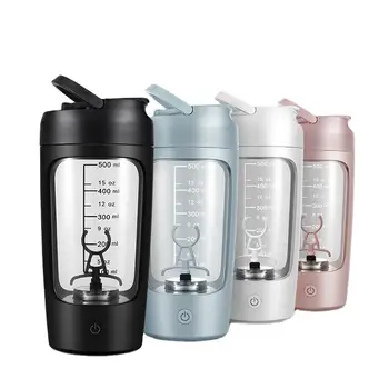 650ml USB 전기 휴대용 유청 단백질 셰이커 병 완전 자동 교반 컵 충전식 체육관 BA 무료 칵테일 블렌드