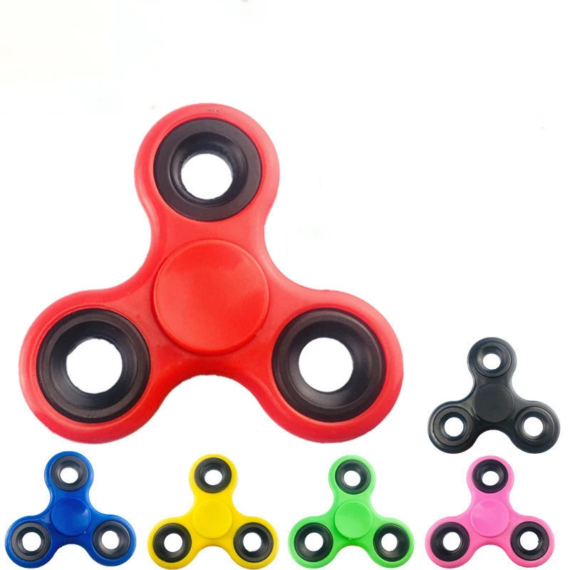 High-Quality ABS Fidget Spinner EDC Tri-Spinner for Stress Relief Autism ADHD Adult & Kids Fun Toy