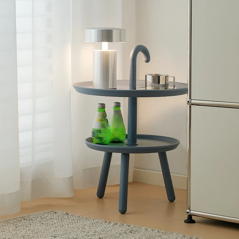 Side few modern simple bedroom bedside sofa corner few double-layer mobile small table