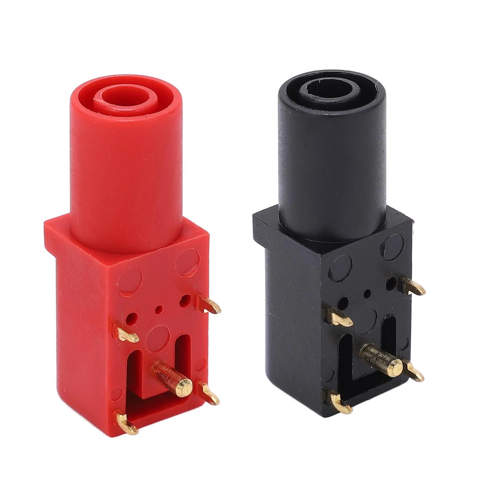 Right Angle PCB Panel Banana Socket Connector for circuit Detection, Multi-Purpose