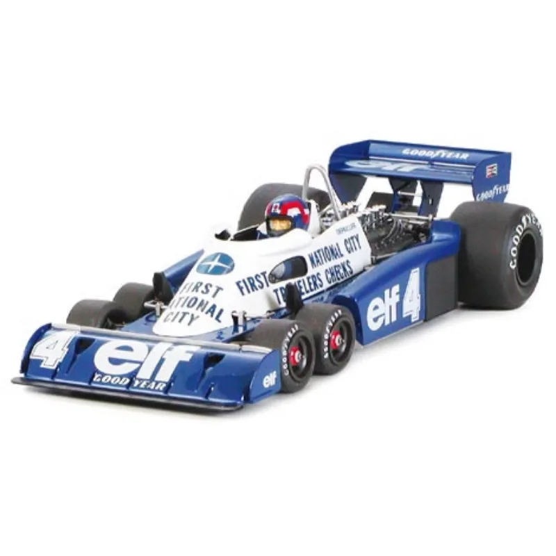 Scale 1/20 Inrida Palace assembled model Tyrrell P34 F1 racing car, children decorate the room gifts, boys Christmas gift toys