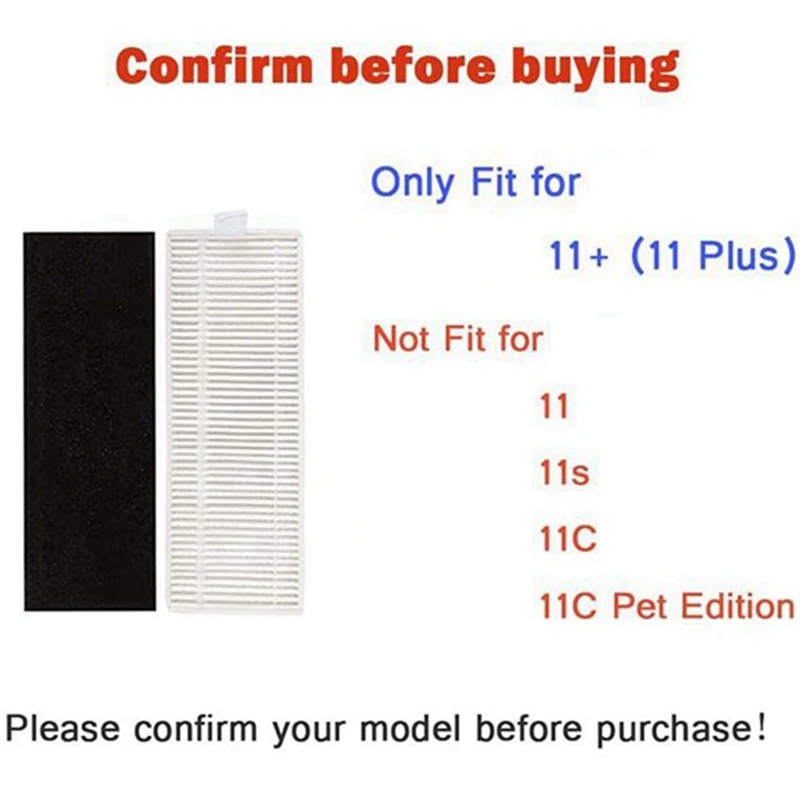 20Pcs Hepa Air Filter Accessories Parts For Eufy Robovac 11 11C Robot Vacuum Cleaner