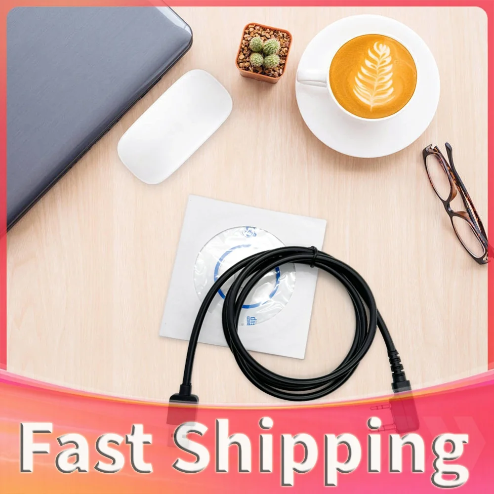 2 Pins Plug USB Programming Cable Driver CD Original USB Programming Cable for TYT DMR Radio MD-380 MD-390 Retevis RT3