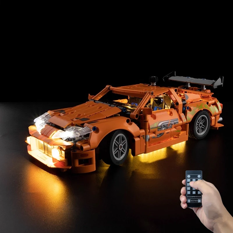 

LED Lighting Set Suitable for LEGO Technic Fast and Furious Toyota Supra MK4 42204 Building Blocks(Not The Bricks Model)