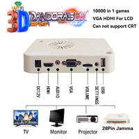 Pandora EX SAGA Box 10000-In-1 Game Board 64G WiFi Spanish English 3- 4-Player Arcade PCBA Board Save Function Coin Pusher
