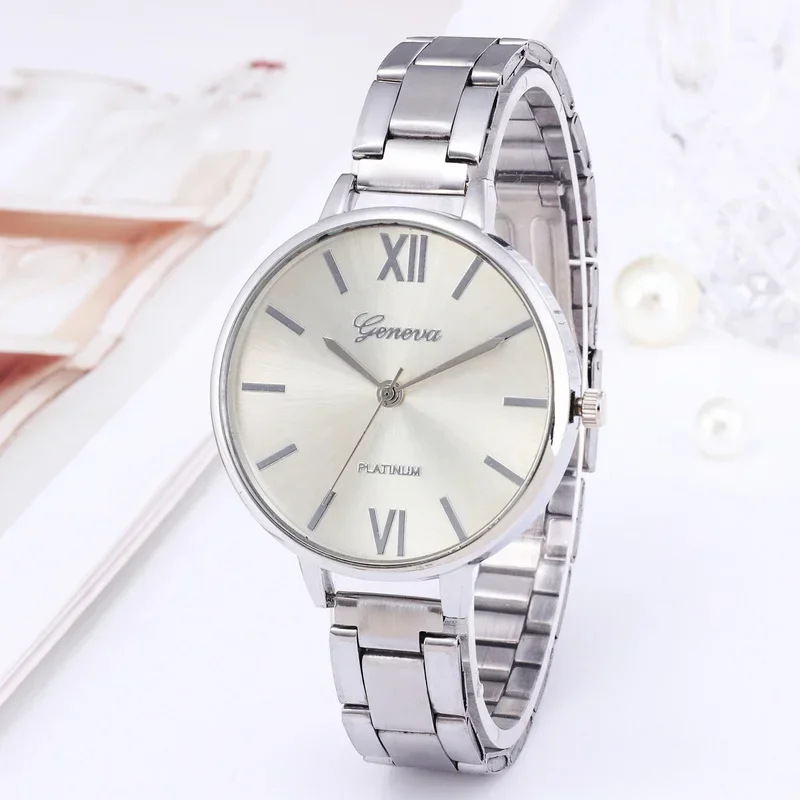 

Women's Watches Luxury Elegant Ladies Stainless Steel Wrist Watch Female Clock Analog Quartz Round WristWatches Women Watches