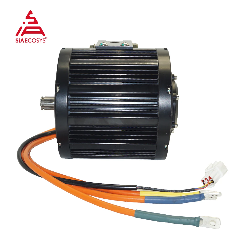 QSMOTOR QS138 2500W Electric Motorcycle mid Drive Motor 72V 60H Max 4500RPM Hall PMSM for High Performance
