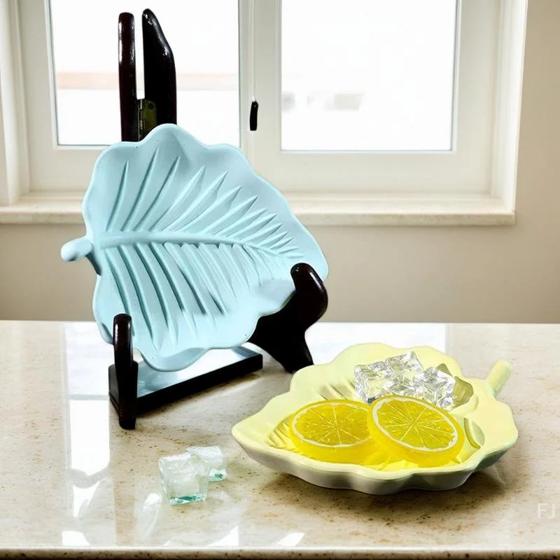 [YU]3D Maple Leaf Ash Tray Resin Mold Silicone Large Tray Resin Casting Mold Jewelry Container Art For DIY Resin Coasters