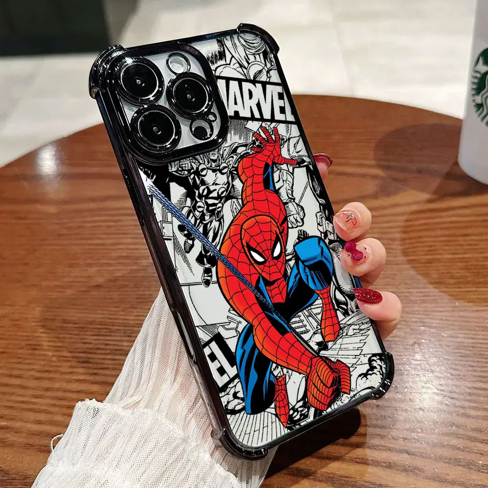 Capa para Celular Marvel Heroes para Samsung Galaxy A57 A37 A17 A07 A56 A16 A26 A06 A36 A55 A35 A25 A15 5G A14 34 A52 A53 A54