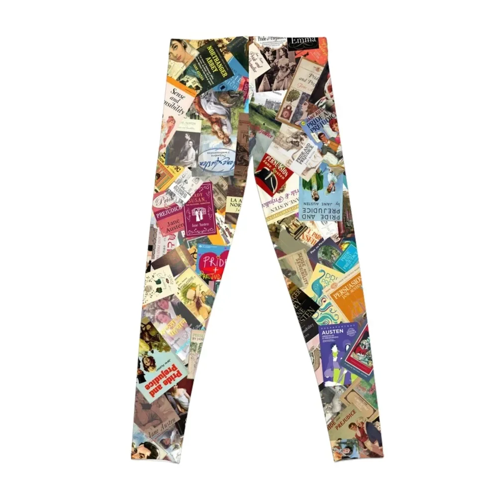 Covers of Jane Austen Leggings gym pants Pants sport Women's tights sportswear woman gym 2025 Womens Leggings