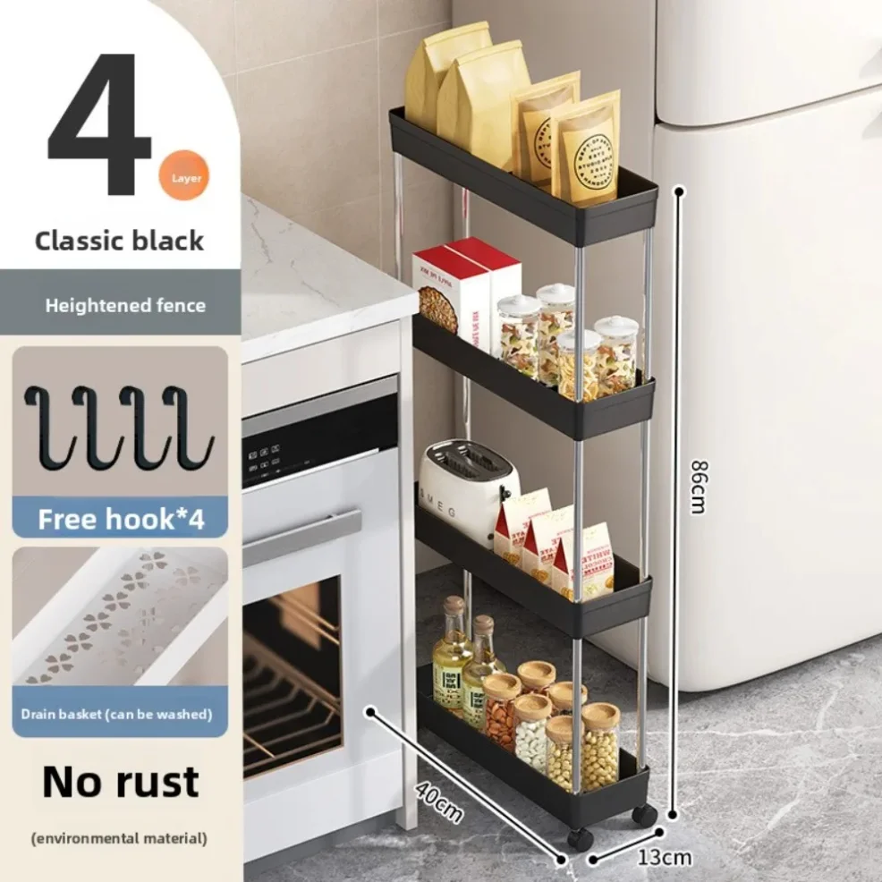 

Multi-layer Storage Racks, Kitchen Storage Racks, Floor-standing Trolleys, Storage Racks, Living Room and Bathroom Organization