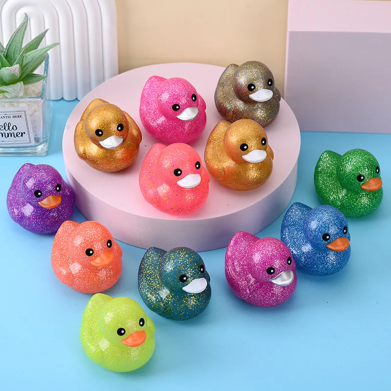 5-30pcs 5cm Rubber Ducks in Bulk Car Decorative Duck Duck Bathing  Children\'s Water Toy Party Favors