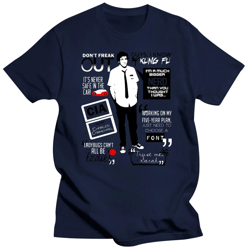 Chuck Bartowski quotes T shirt Chuck Bartowski tee nerd tv shows intersect nerdherd chuck buy more chuckbartowski