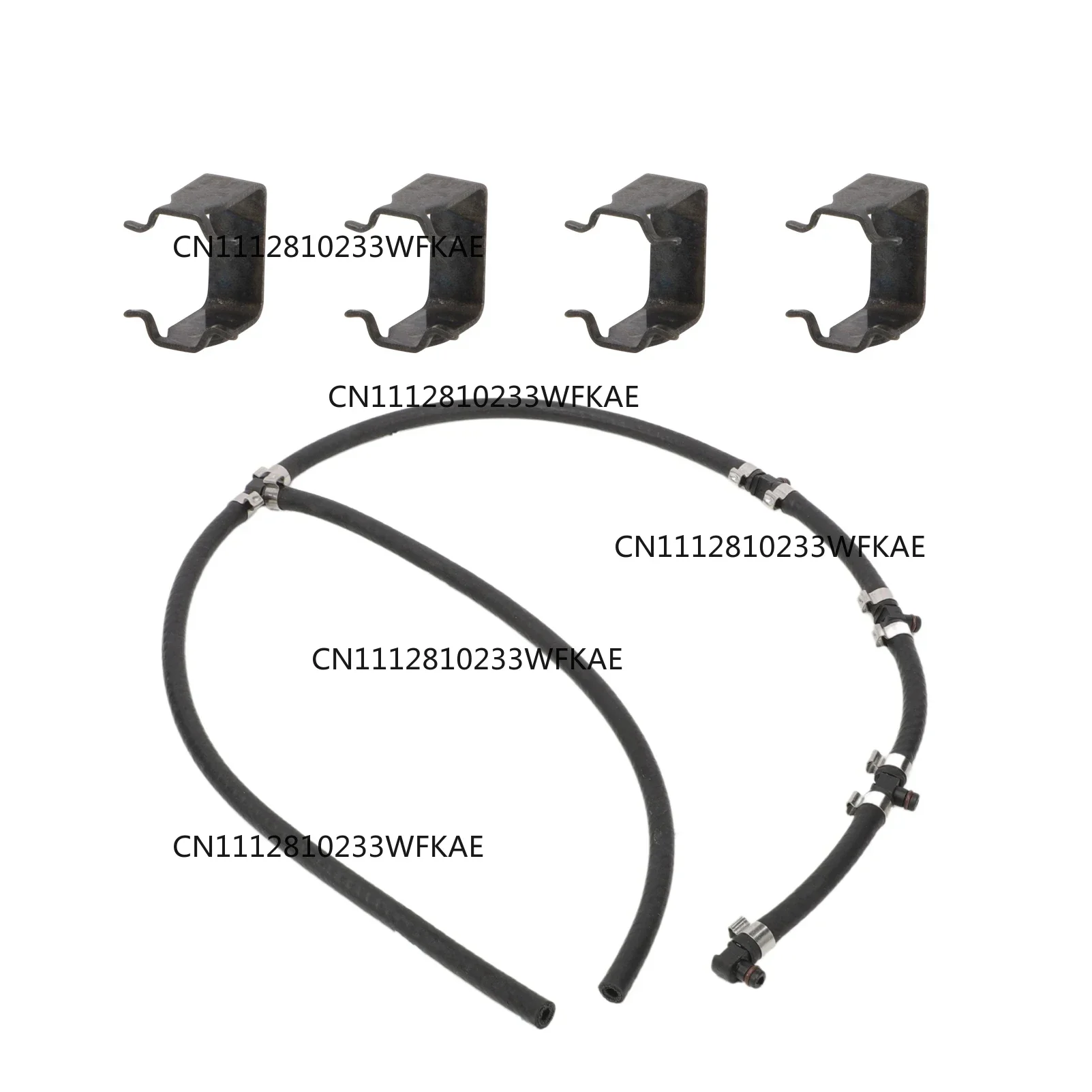 Diesel Fuel Injector Leak Off Return Pipe Fit for Vauxhall Opel Astra Corsa Meriva 55578366