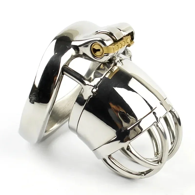 New Penis Lock Cock Cage Male Stainless Steel Chastity Cage Device Urethral Ring BDSM Sex Toy For Men Erotic Bondage