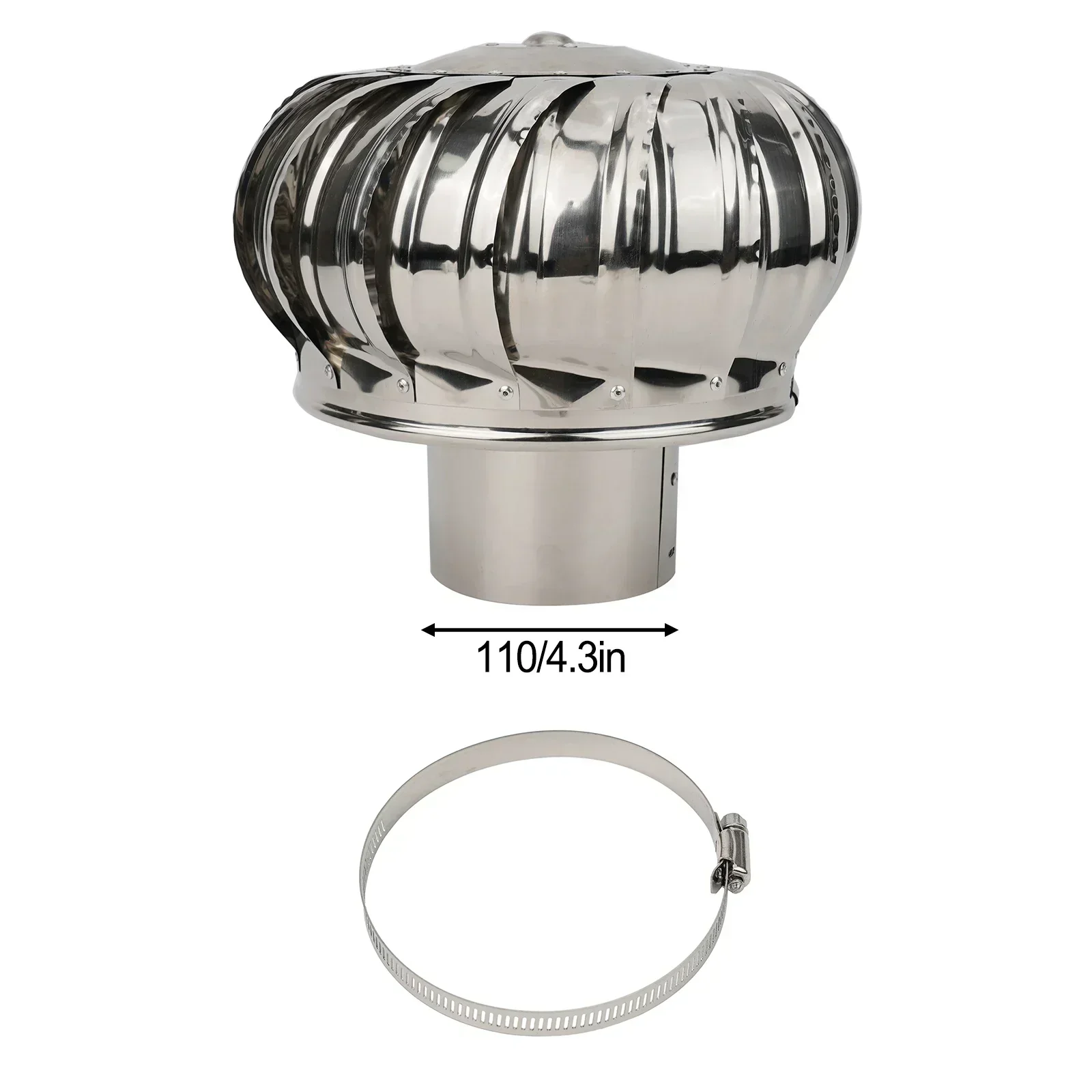 Enhances Chimney Performance Protects Against Rain and Moisture Easy Installation Stainless Steel Chimney Cowl Cap