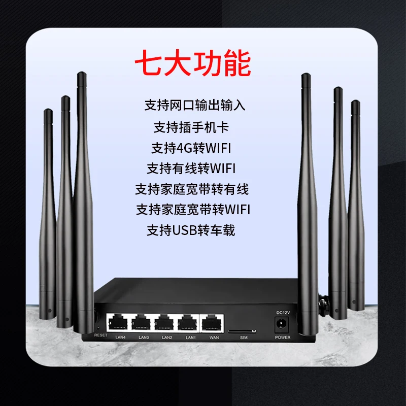 Industrial Router Card-free 5g Portable Wifi National Universal 4g Mobile Network Dual-band Unlimited Pure Traffic Network Card