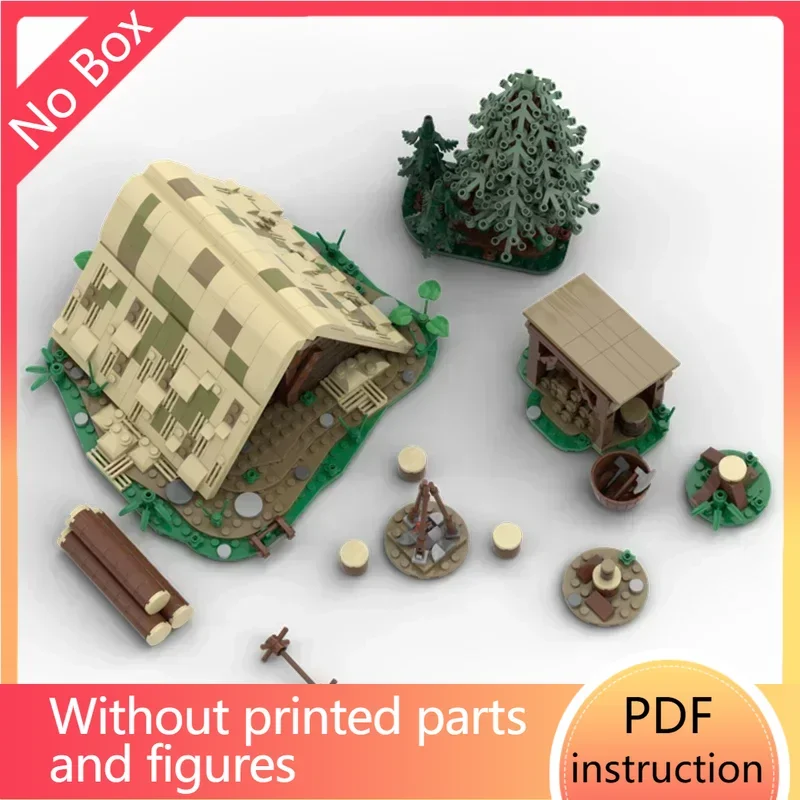 

Средневековая модель с видом на улицу, Moc, строительные кирпичи, резак по дереву, ложа, технология, модульные блоки, подарки, игрушки, наборы «сделай сам», сборка, Рождество