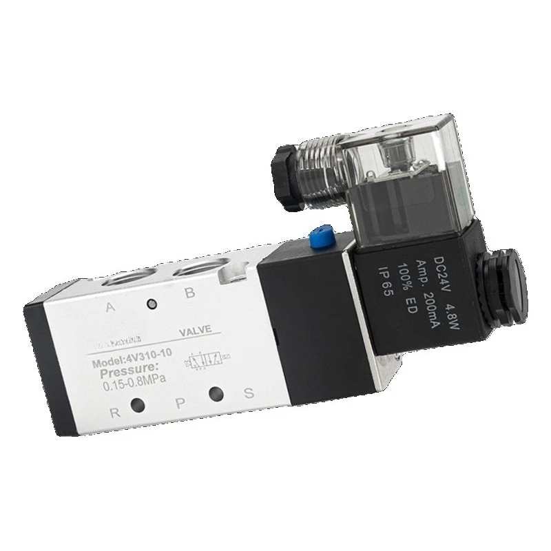 For 4V310-10 Two-position Five-way Pneumatic Solenoid Control Valve, Directional Valve, Air Valve DC24V