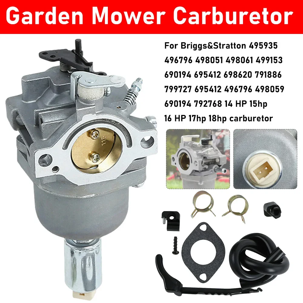 

799727 Garden Mower Carburetor General Replacement Carburetor Ground Mower Carburetor for Briggs Stratton 15/16/17/18 HP