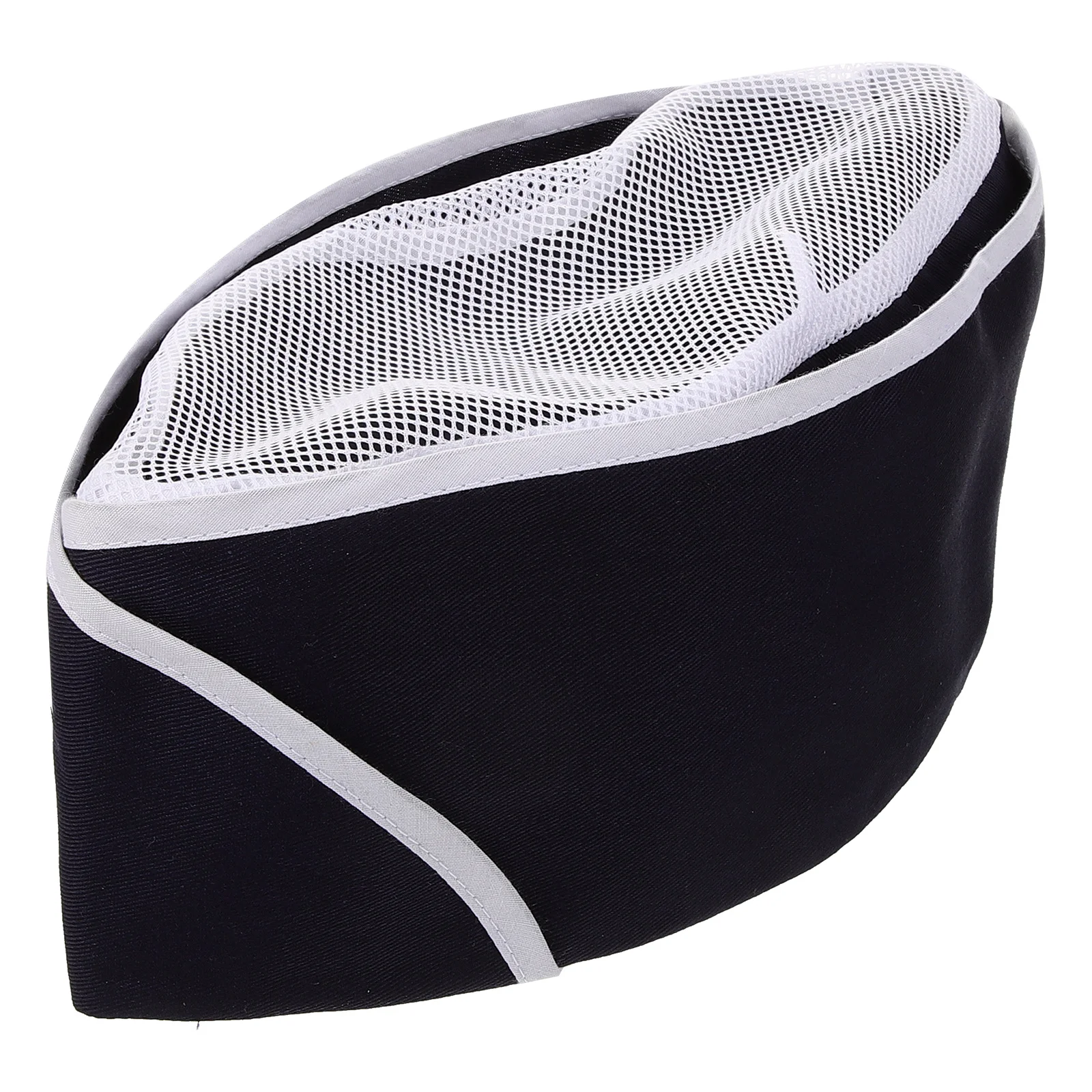 

Stylish Chef Hat Comfortable Restaurant Cook Cap Uniform Hat For Kitchen Japanese Korean Bakery Mesh Design Cooking Serving