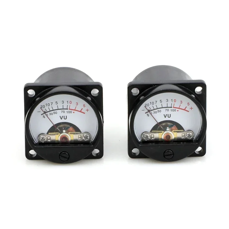 VU Level Audio Meter Driver Board + 2pcs VU Meter with Warm Color Sound Pressure Meter 9V-20V AC Input 2024 New