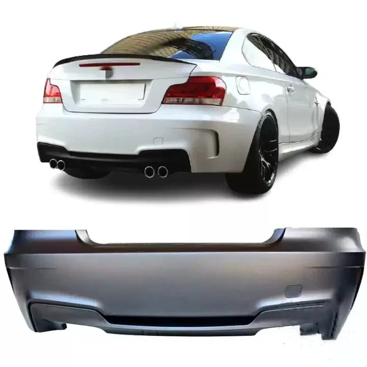 

For BMW E82 87 88 81 protective trim Rear Bumper car accessories accesorios para auto